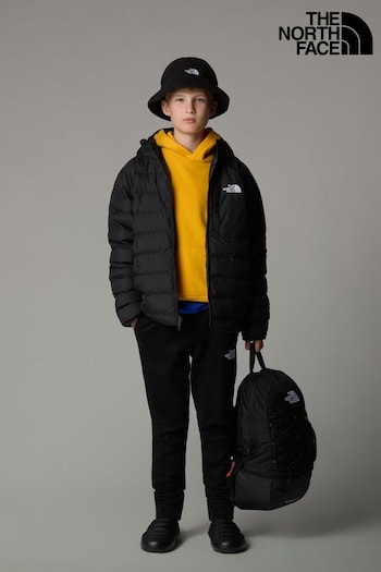 The North Face Black Boys Reversible Perrito Hooded Jacket (K88064) | £100