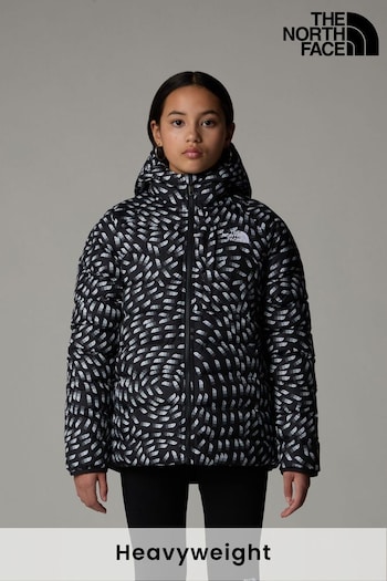 The North Face Black Girls Reversible Perrito Hooded Jacket (K88071) | £100