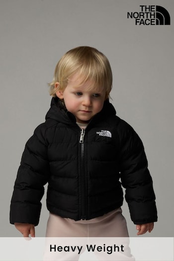 The North Face Black Boys Reversible Perrito Hooded Jacket (K88076) | £60