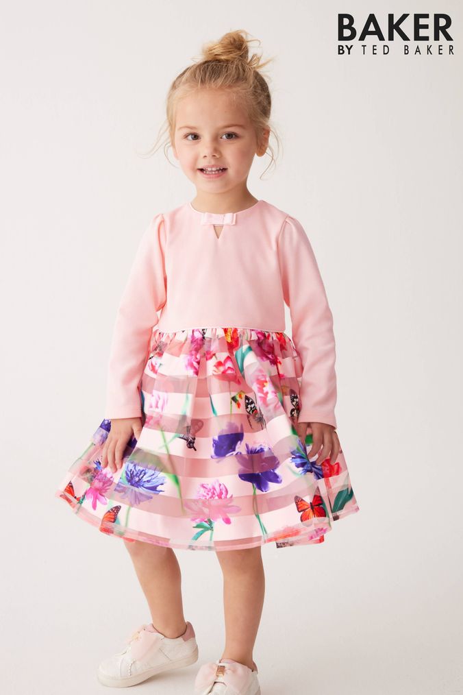 Girls Pink Floral Dresses Next UK