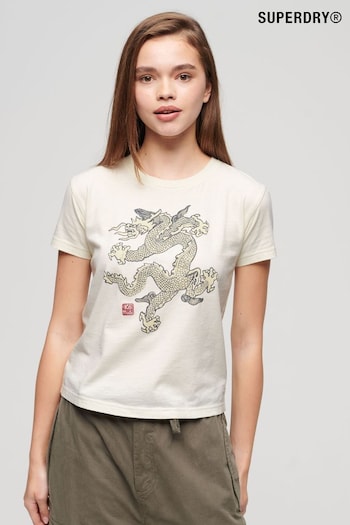 Superdry Cream x Komodo Dragon Slim T-Shirt (K88233) | £30