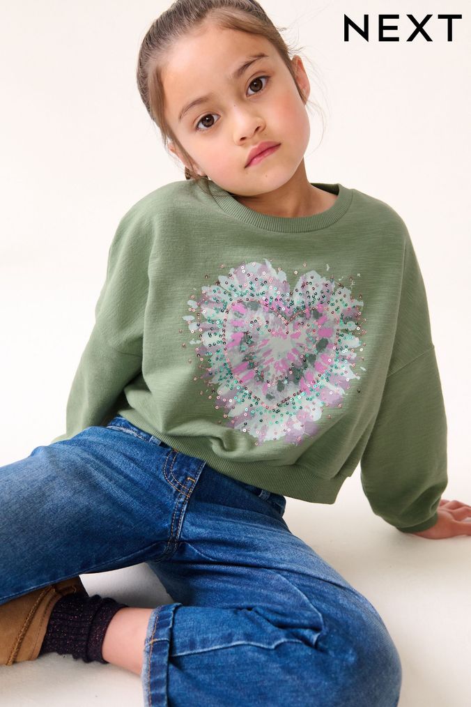 Green tops for girls clearance