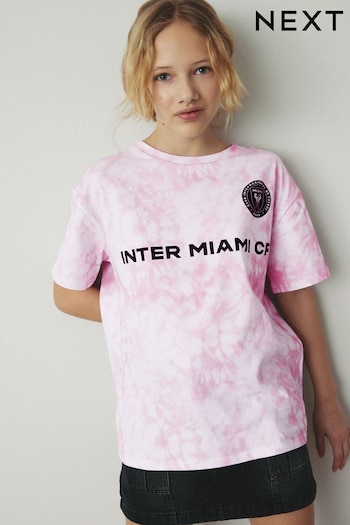 Pink Intermiami FC Football T-Shirt (3-16yrs) (K88523) | £16 - £21
