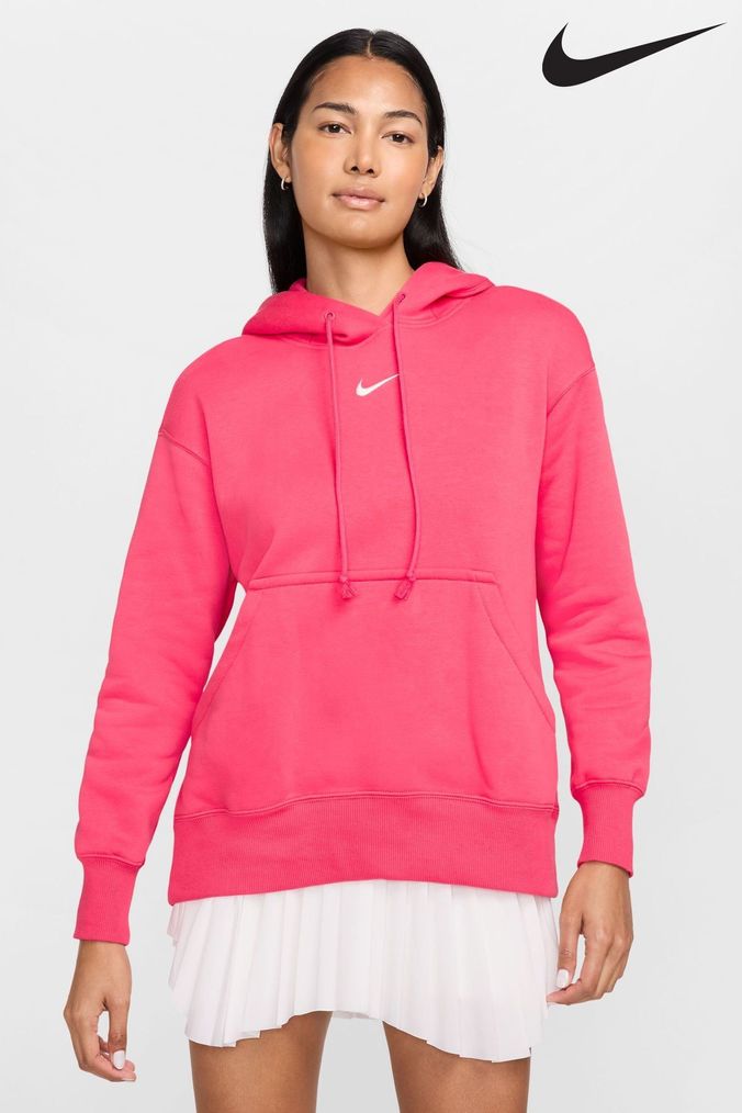 Nike pink jumper womens hot sale