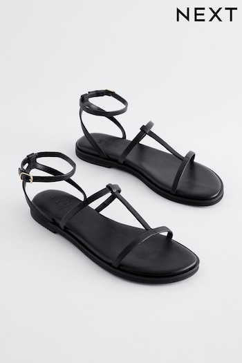 Black Regular/Wide Fit Forever Comfort® T-Bar Sandals (K88580) | £34