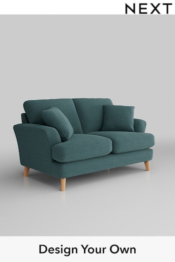 Chunky Chenille/Mid Teal Conway Relaxed Sit (K88736) | £425 - £1,450