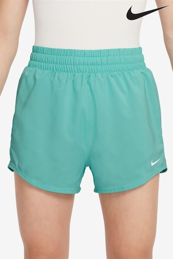 Nike Green Frost Dri-FIT One High-Waisted Shorts (K88900) | £23