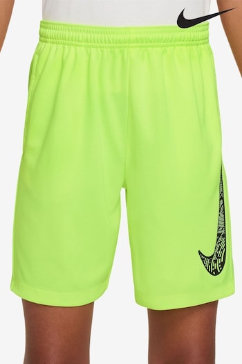 Nike Yellow Volt Dri-FIT Trophy 23 Shorts (K88999) | £20