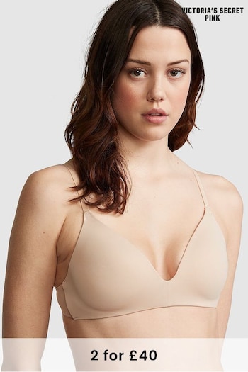 Victoria's Secret PINK Marzipan Nude Non Wired Lightly Lined Bra (K89018) | £29