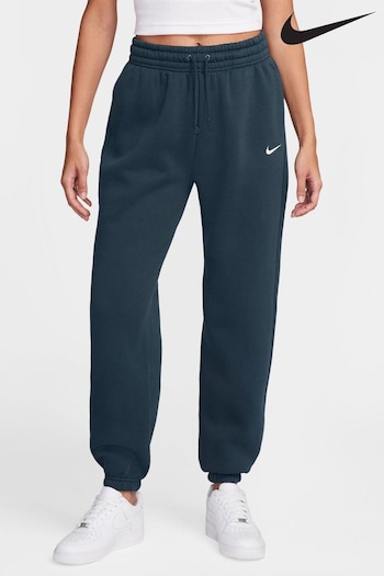 Nike Navy Phoenix Fleece HighWaisted Oversized Joggers (K89073) | £55