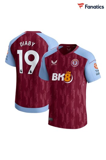 Fanatics Aston Villa Home Shirt 2023-24 - Diaby 19 (K89266) | £133