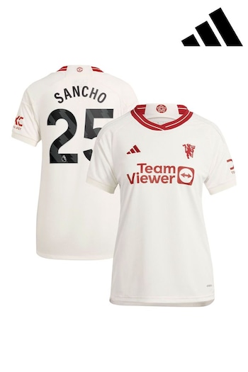 Camo White Manchester United EPL Third Shirt 2023-24 - Sancho 25 (K89307) | £95