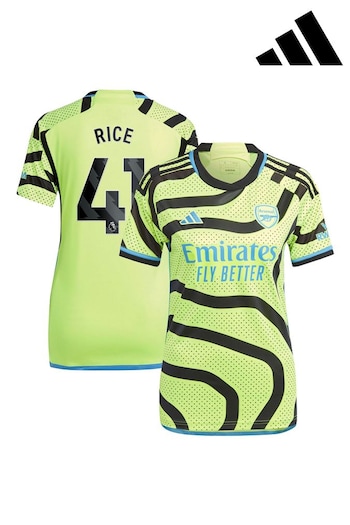 adidas Yellow Arsenal Away Shirt 2023-24 - Rice 41 (K89504) | £100