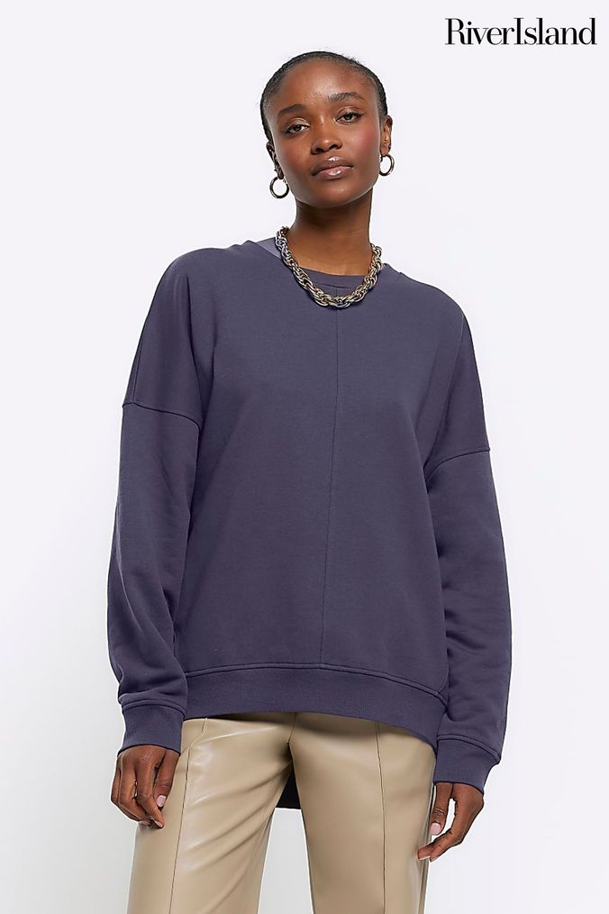 River island clearance longline hoodie