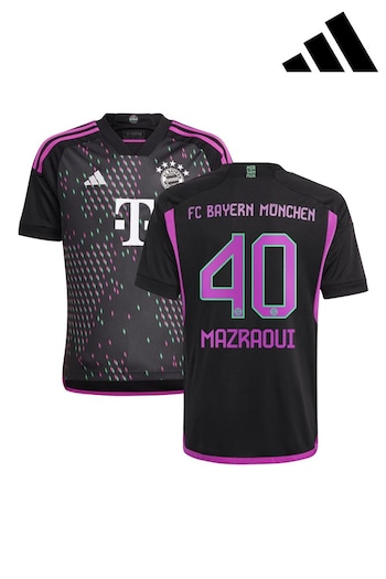 adidas Black FC Bayern Away Shirt 2023-24 - Mazraoui 40 (K89667) | £70