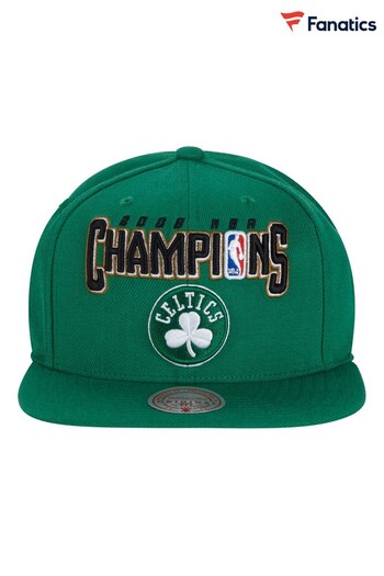 Fanatics Green NBA Boston Celtics Hardwood Classics 2008 Champ Snapback Hat (K89742) | £30