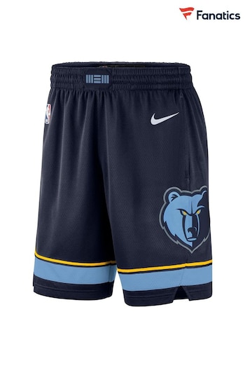 Fanatics Blue NBA Memphis Grizzlies Icon Swingman Shorts (K89772) | £60