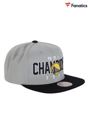 Fanatics NBA Golden State Warriors Hardwood Classics Champ Snapback Grey Hat (K89803) | £30