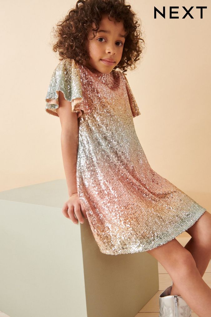 Party Dresses for Girls Sequin Lace Party Dresses Next UK