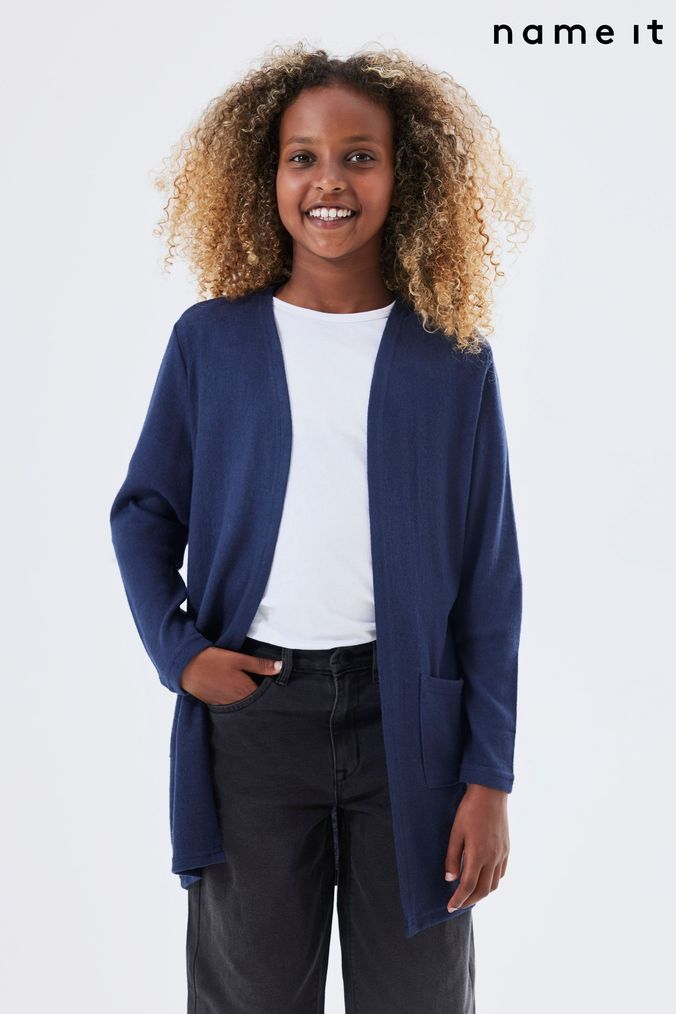 Girls Blue Cardigans Blue Long Short Cardigans for Girl Next