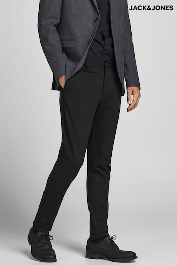 JACK & JONES Black Slim Tailored Trousers cell (K89866) | £30