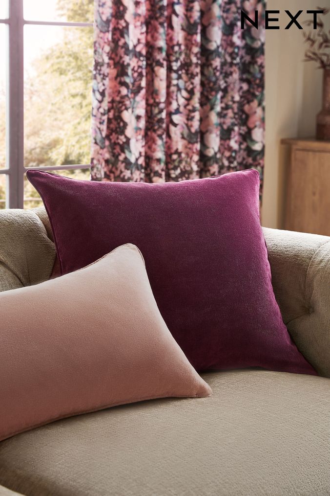 Next home purple cushions hot sale