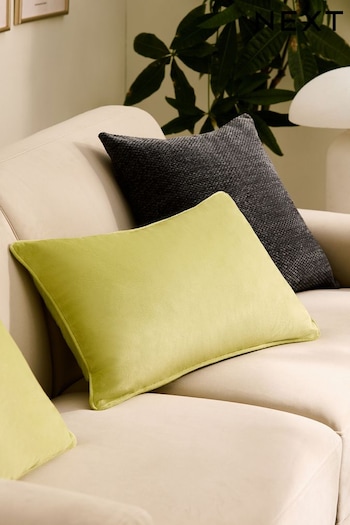 Green 40 x 59cm Matte Velvet Cushion (K90040) | £0