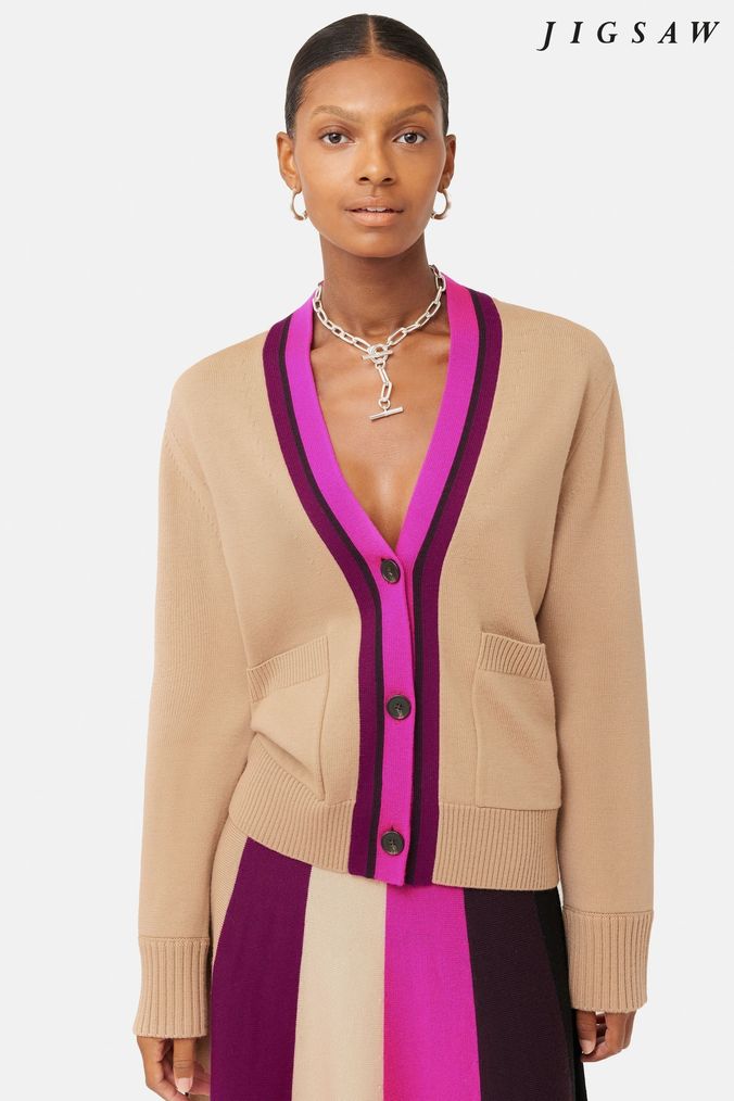 Jigsaw green cardigan best sale