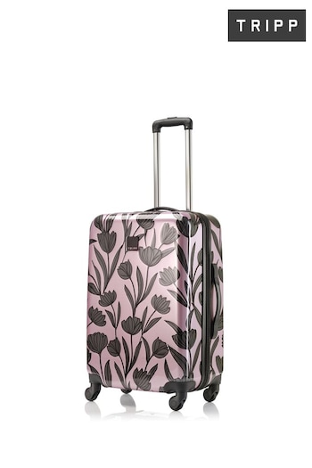 Tripp Medium Pink/Green Tulip 4 Wheel Suitcase 66cm (K90155) | £59.50