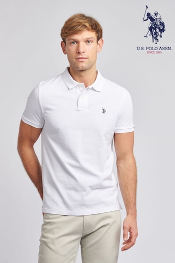 U.S. Polo Lucas Assn. Regular Fit Pique Polo Lucas Shirt (K90252) | £50