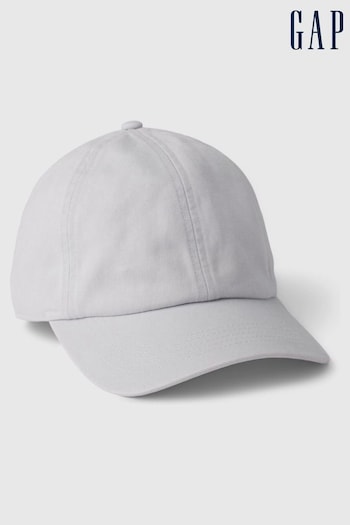 Gap Grey Organic Cotton Baseball Hat (K90412) | £15