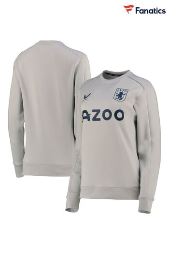 Fanatics Grey Aston Villa Players Training Sweatshirt (K90464) | £65