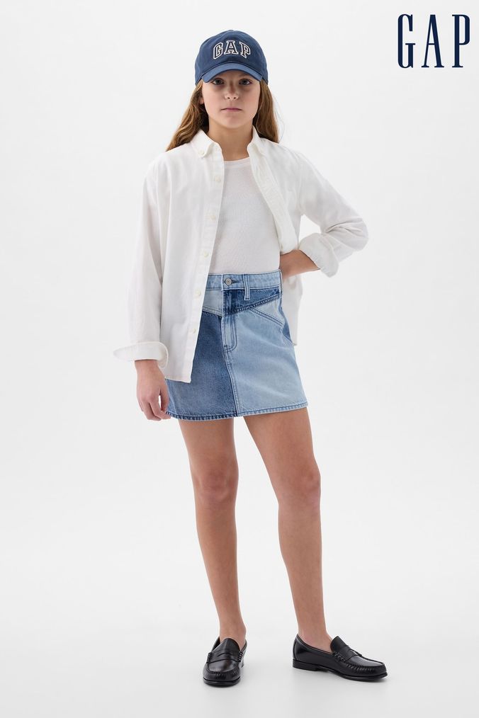 Gap denim sale skirts uk