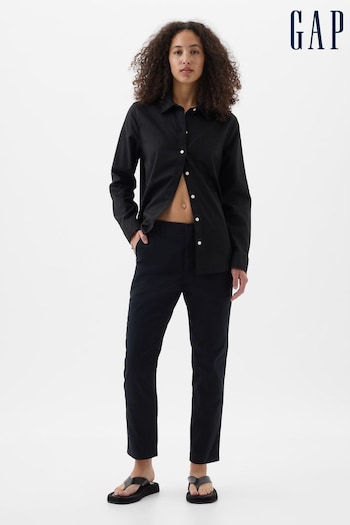 Gap Black High Waisted Downtown Chinos (K90699) | £40