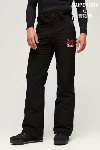 Superdry Black Slim Ski Trousers (K90949) | £150