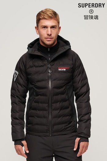 Superdry Black Ski Softshell Mid Layer Jacket (K90961) | £120