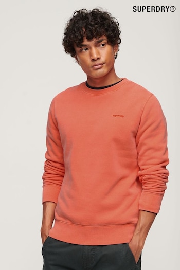 Superdry Orange Vintage Washed Sweatshirt (K90969) | £55