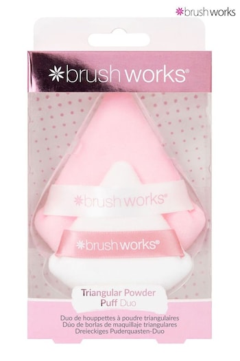 Brush Works Triangular Powder Puff Duo (K90974) | £8