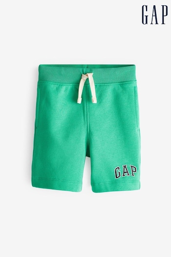 Gap Green Pull On Logo Jogger Shorts (4-13yrs) (K91427) | £12