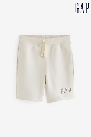 Gap Cream Pull On Logo Jogger Shorts (4-13yrs) (K91457) | £12