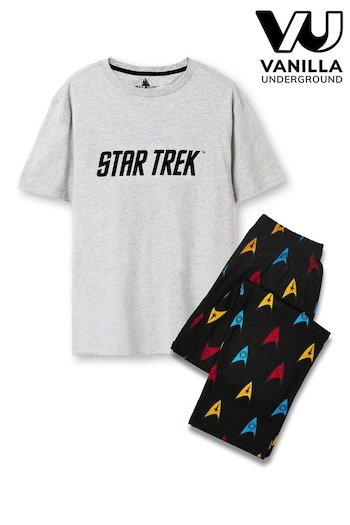 Vanilla Underground Grey Star Trek Mens Licensed Pyjamas (K91466) | £28