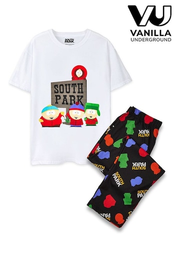 Vanilla Underground White South Park Mens Licensed Pyjamas (K91523) | £28