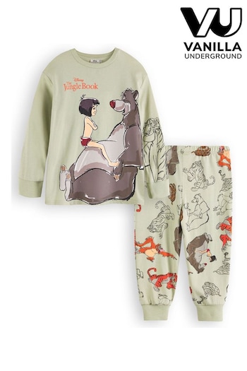 Vanilla Underground Green Kids Jungle Book Pyjamas (K91525) | £16