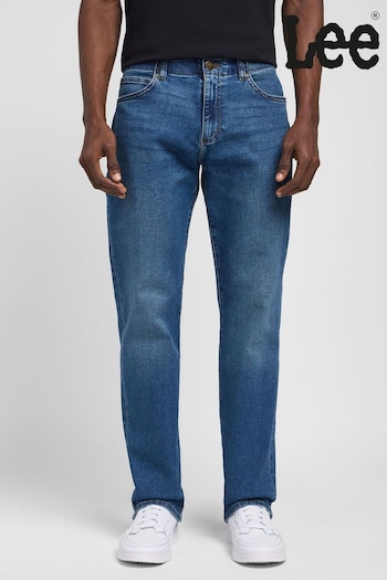 Lee Straight Fit Mid Khaki/Stone Denim Jeans (K91536) | £65