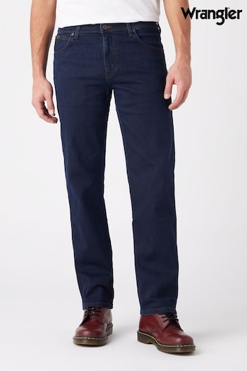 Wrangler Denim Dark Blue Texas lace-trim Jeans (K91567) | £80