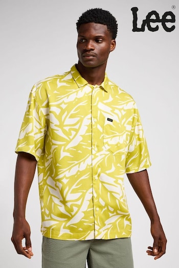 Lee Yellow/White Resort Shirt (K91575) | £55