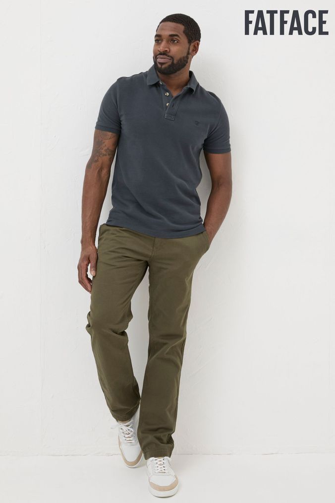 Green chinos store