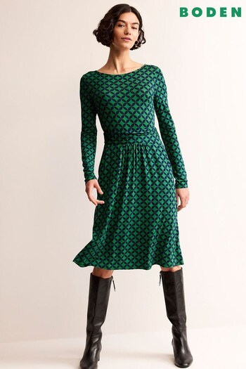 Boden Green Abigail Jersey Dress (K91773) | £70