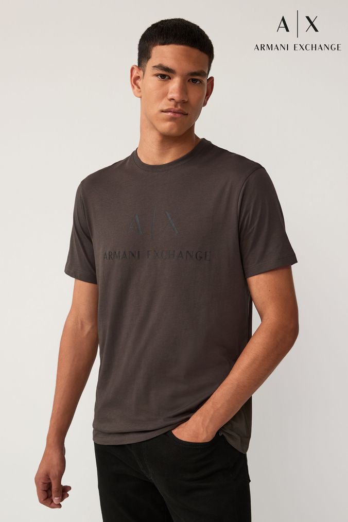 Emporio Armani Kids TEEN slogan print T shirt AyurvedicpointcongressShops Shirts Armani Exchange Green Casual Noveltygifts Online Buy T