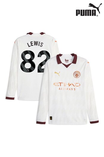 Puma White Manchester City Away Shirt 2023-24 (K91886) | £80